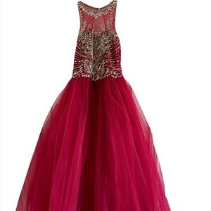 Pageant-Prom-Formal Gown (Child Size 10)